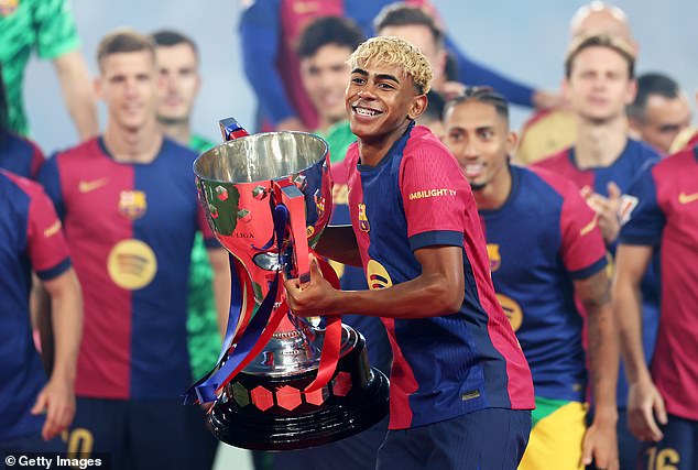 FC Barcelona Lifts La Liga Trophy in Historic 2025 Season